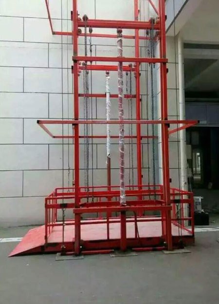 固定導軌(guǐ)式升降機(ji)案例